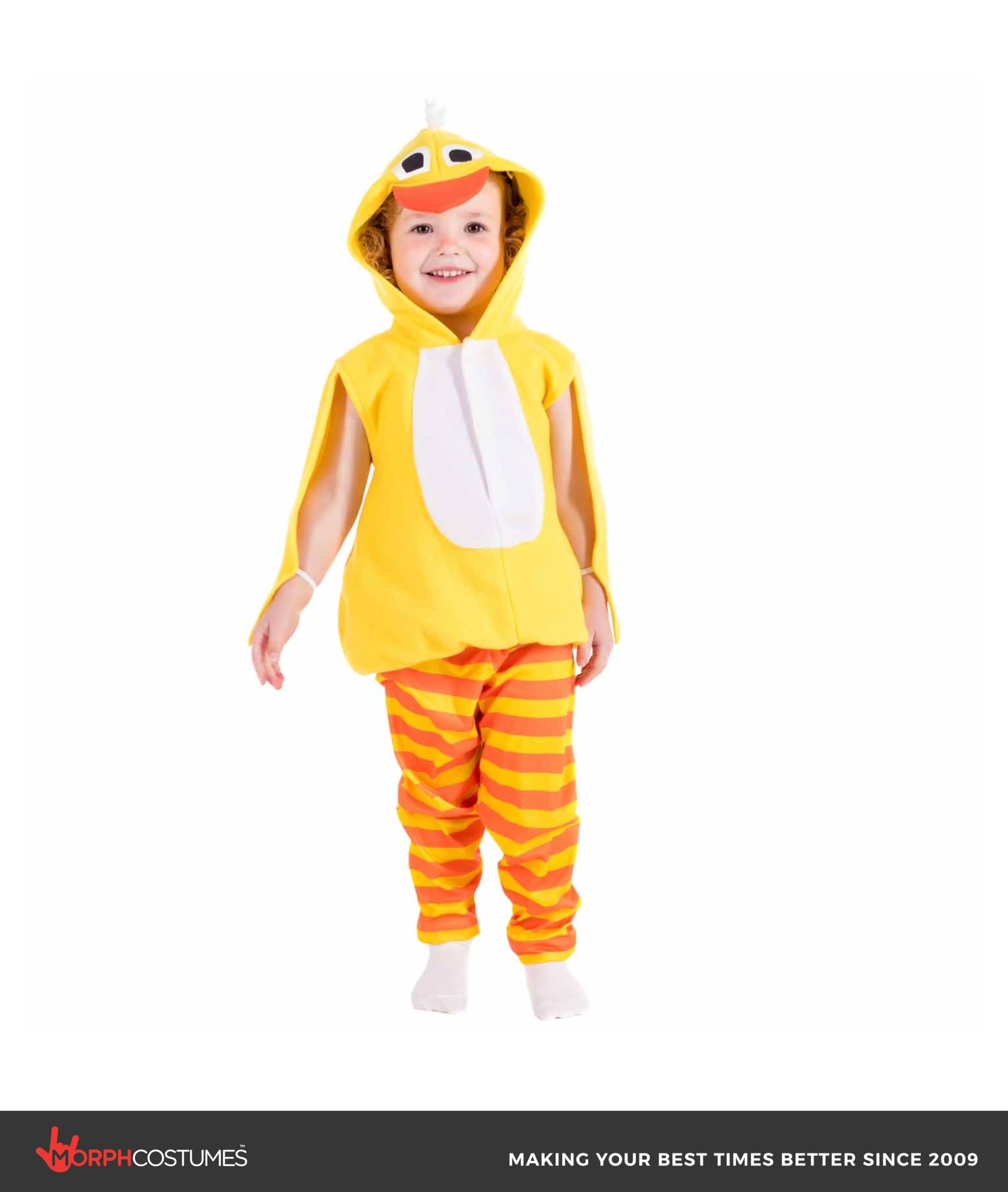 fun shack Chick Costume, 1-2 Years Toddler Polyester, Unisex, Perfect for Halloween, Easter & Parties - Image 3