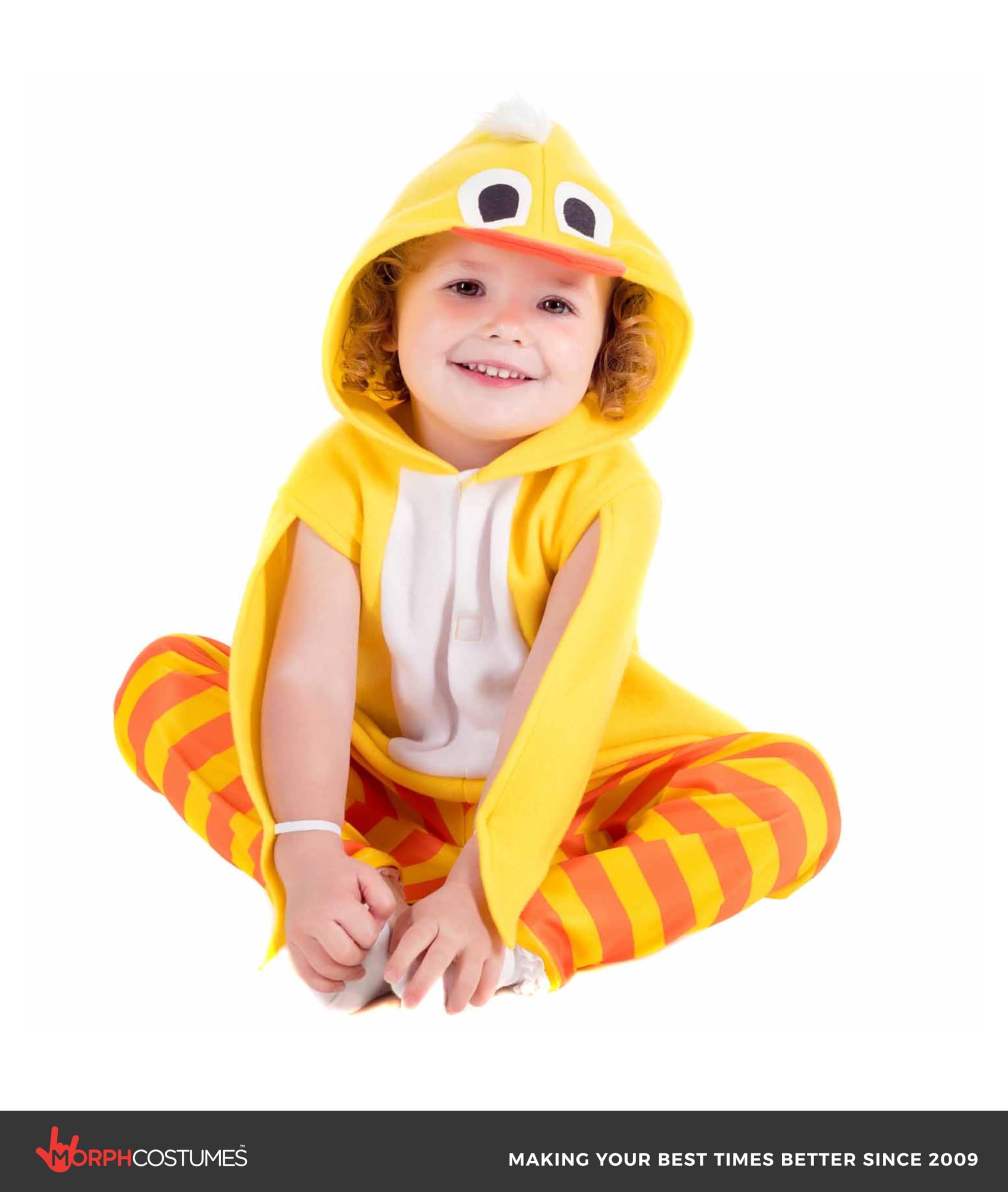 fun shack Chick Costume, 1-2 Years Toddler Polyester, Unisex, Perfect for Halloween, Easter & Parties - Image 4
