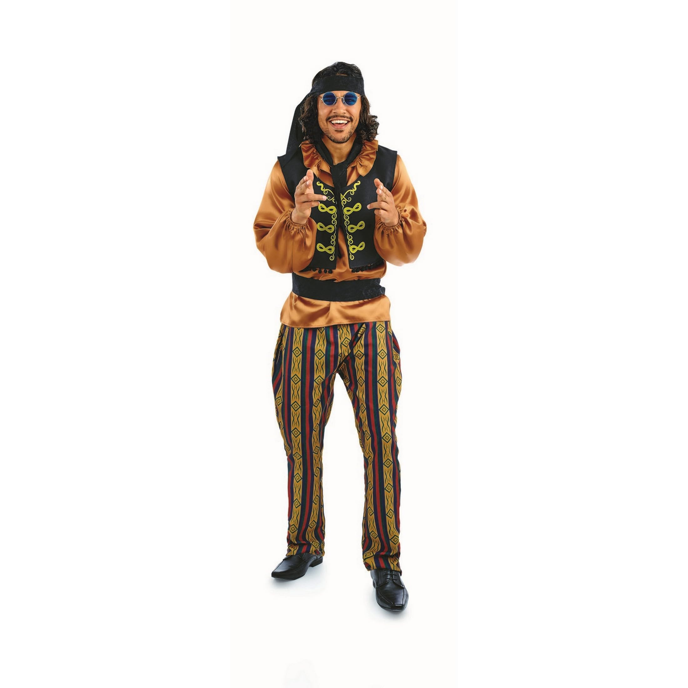 fun shack Mens Rockstar Costume 60s Popstar Halloween Costumes for Men - Image 4