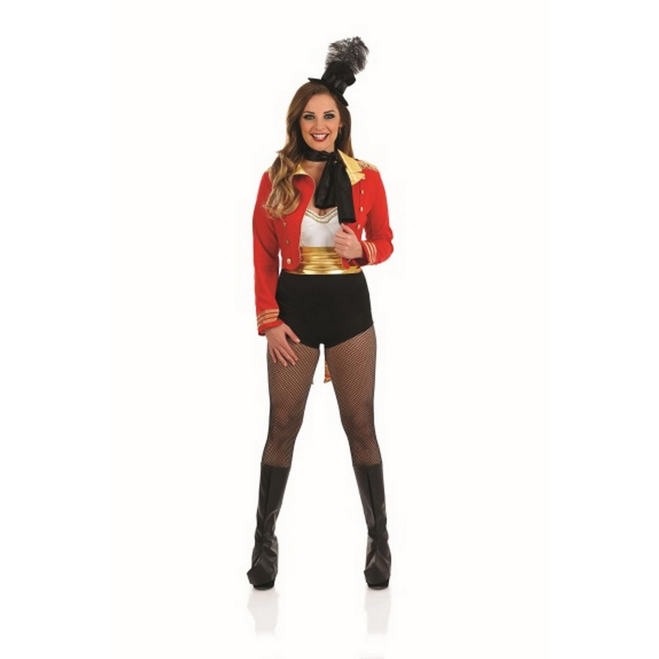 fun shack Womens Circus Ringmaster Costume, Lion Tamer Outfit for Women, Ringmaster Dress for Themed Parties - Image 4