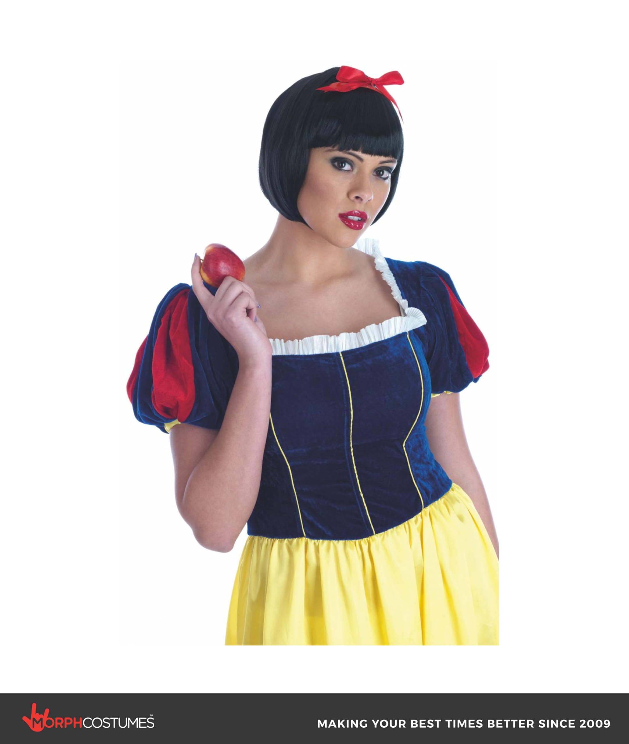 fun shack Womens Princess Snow Costume Fairytale Halloween Costumes For Women - Image 3