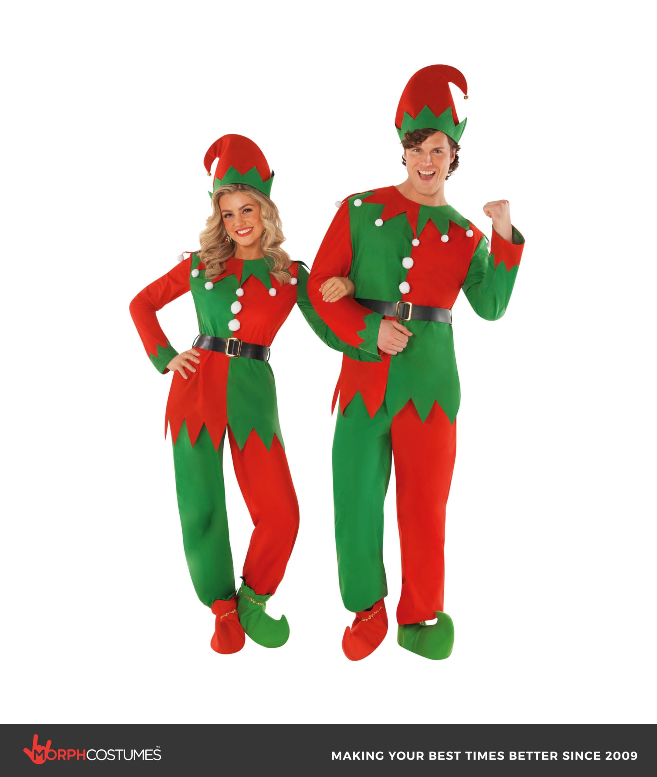 Morph Adult Elf Costume, Elf Men Costume, Christmas Costumes For Men, Adult Christmas Costumes - Image 4