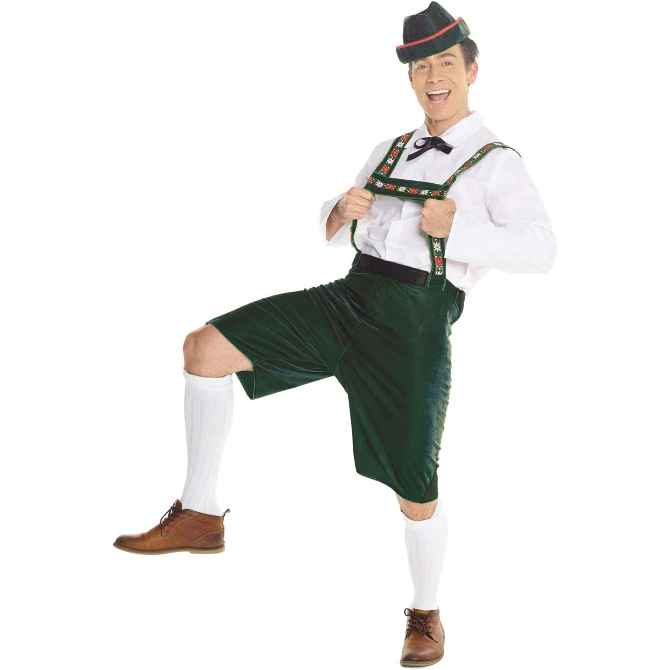 Morph Lederhosen Men Costume, Bavarian Oktoberfest Outfit, German Traditional Attire for Men, Festive Celebration Wear - Image 4