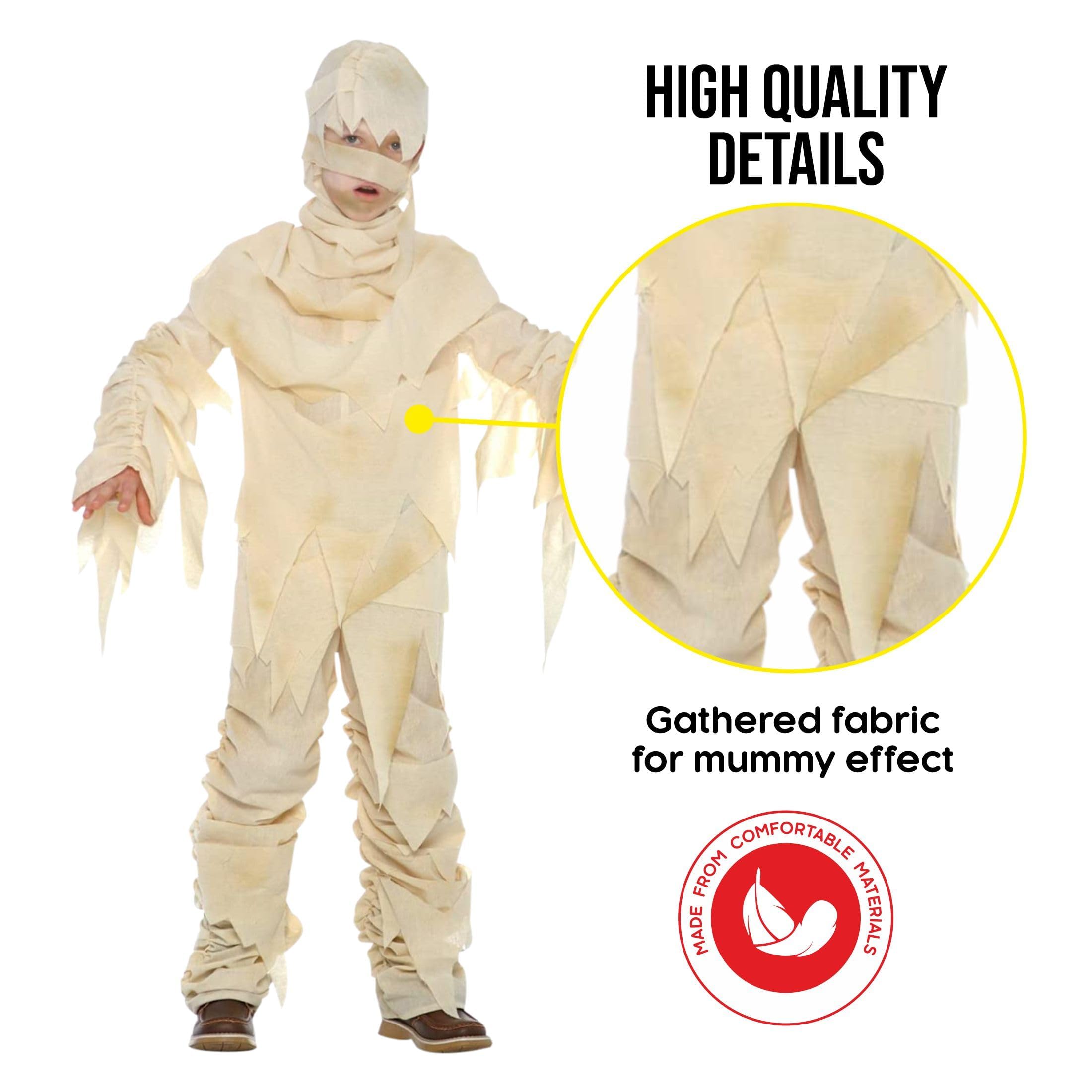 Morph Mummy Costume for Kids, Kids Mummy Costume, Scary Costumes for Kid - Image 3