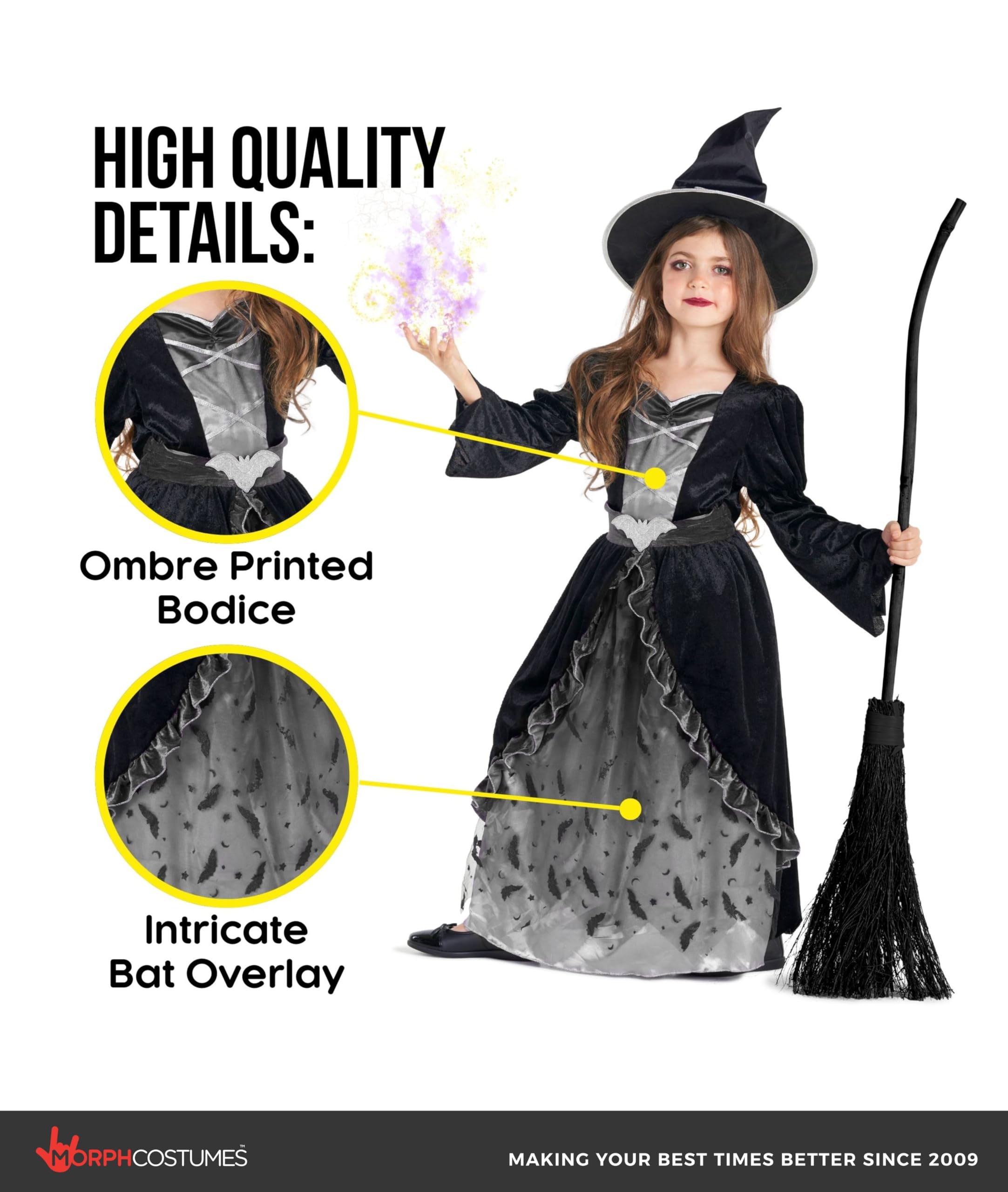 Morph Witch Costume Kids, Witch Costume For Girls, Halloween Costumes For Girls And Toddler - Image 3