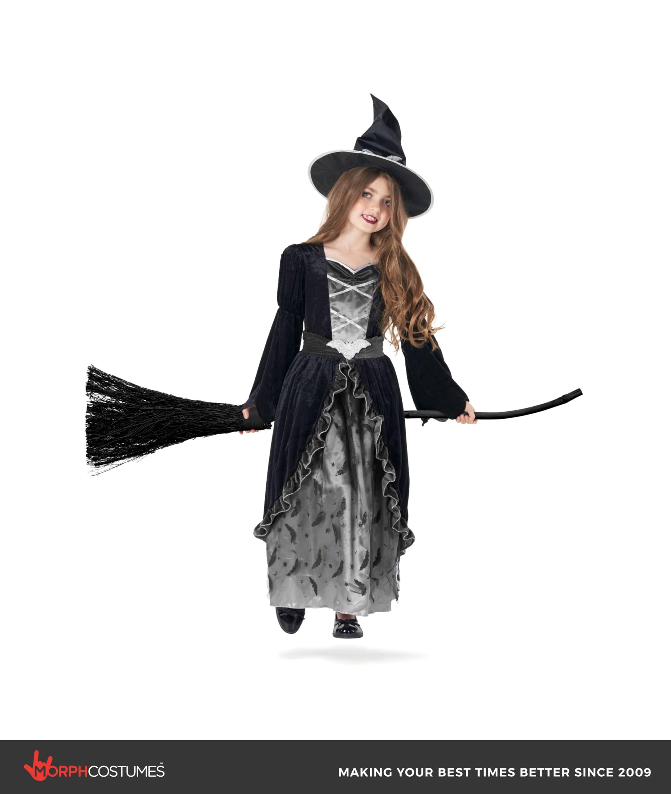 Morph Witch Costume Kids, Witch Costume For Girls, Halloween Costumes For Girls And Toddler - Image 4