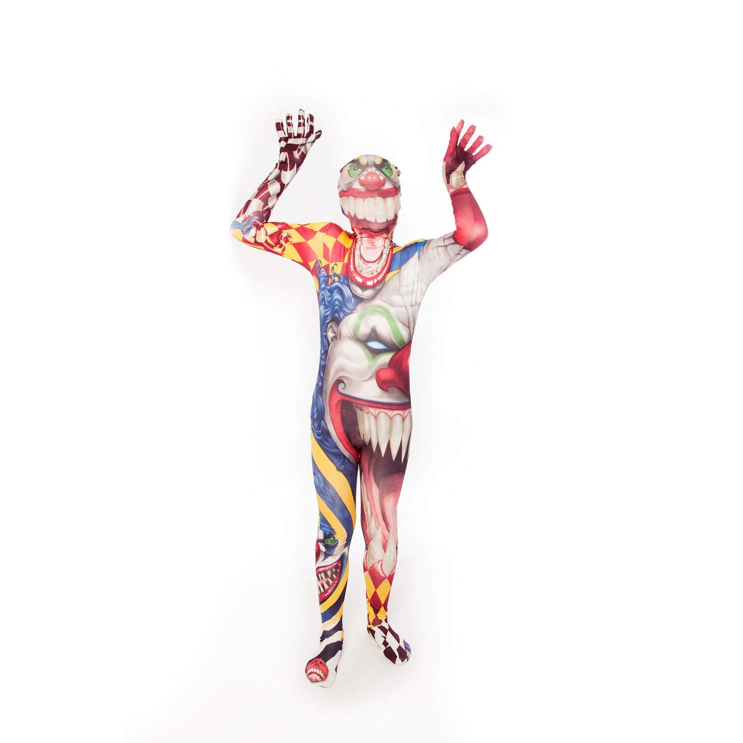 Morphsuits Clown Costume for Kids, Killer Clown Halloween Outfit for Boys, Fun Circus Dress-Up, Small - Image 4