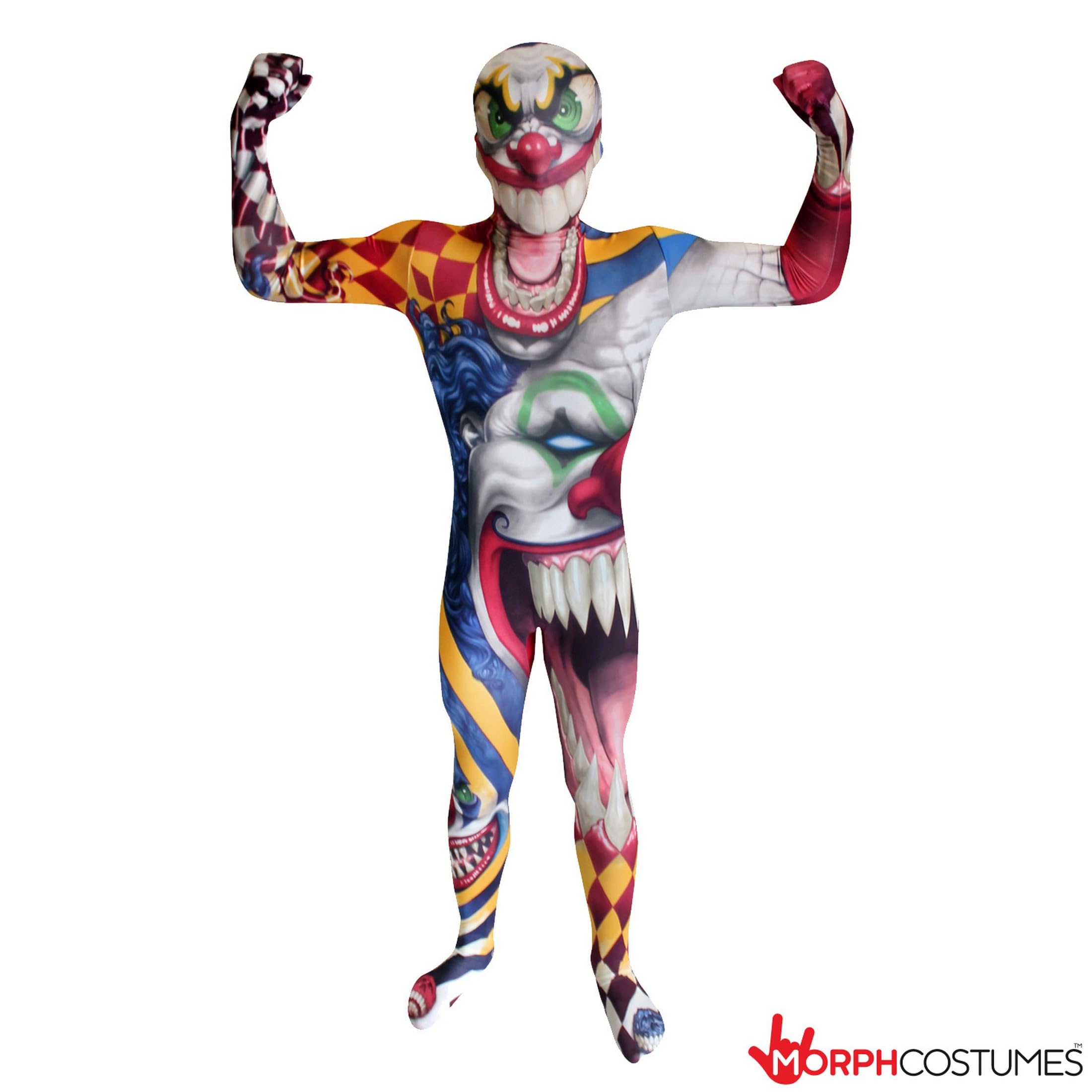 Morphsuits Clown Costume for Kids, Killer Clown Halloween Outfit for Boys, Fun Circus Dress-Up, Small - Image 6