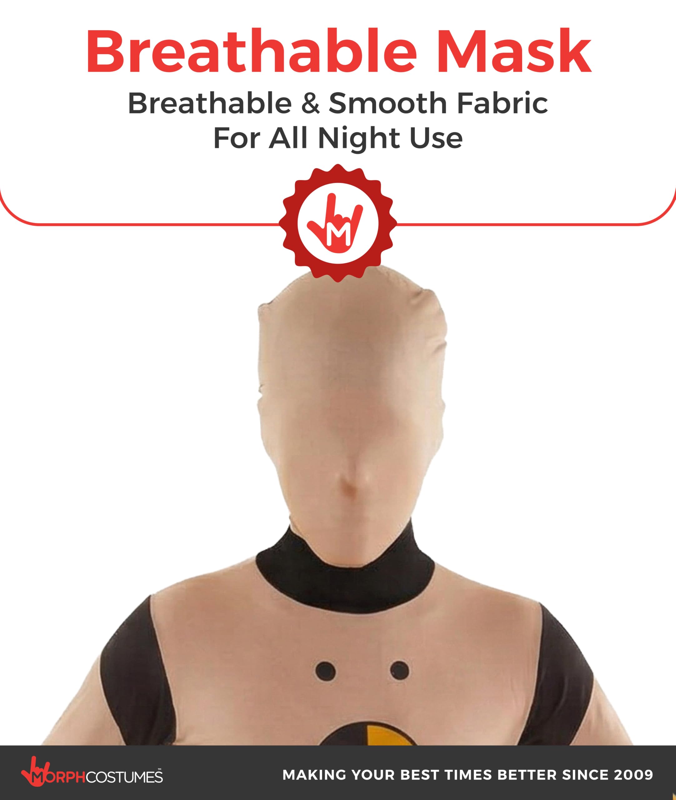 Morphsuits Kids Crash Test Dummy Fancy Dress Costume - Size Small 3'0" - 3'5" (91cm-104 cm) (Model: KPCRDS) - Image 5