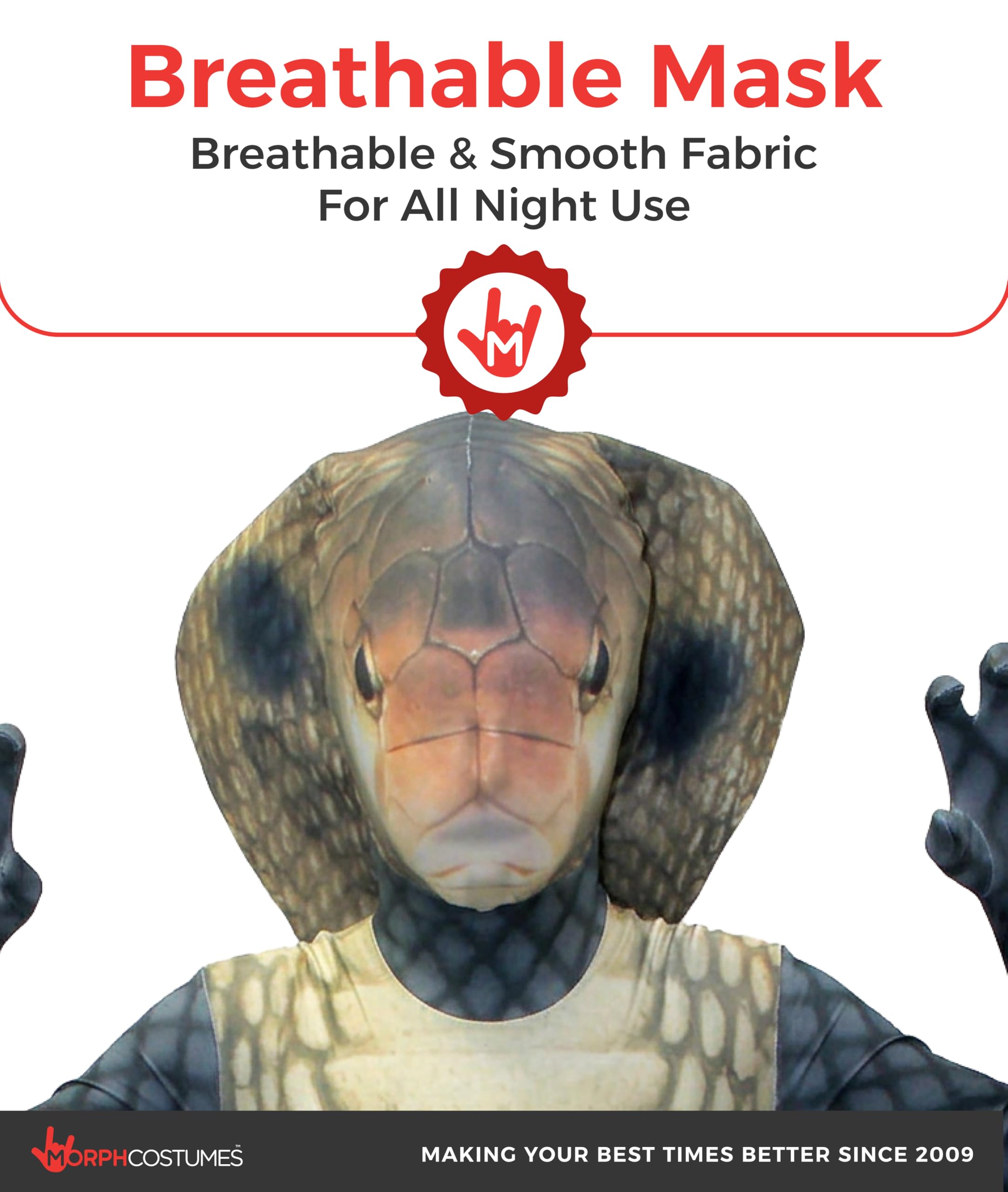 Morphsuits Morph Cobra Kids, Cobra Morph Suit, Kids Cobra Costume, Snake Costume Kids, King Cobra Costume Kids - Image 4